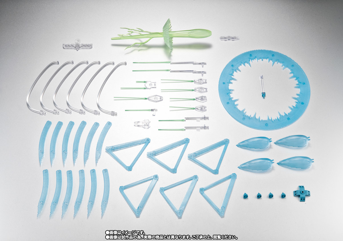 ROBOT魂『機動戰士鋼彈 水星的魔女 特效零件組 ver. A.N.I.M.E.』大量光束、推進、GUND 子機特效再現戰鬥場景！