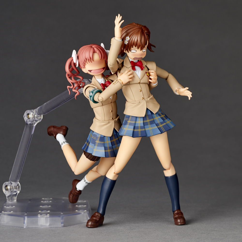 海洋堂『AMAZING YAMAGUCHI 白井黑子 冬服 Ver. 可動人偶』，超豐富臉部替換件重現各種搞笑表情！