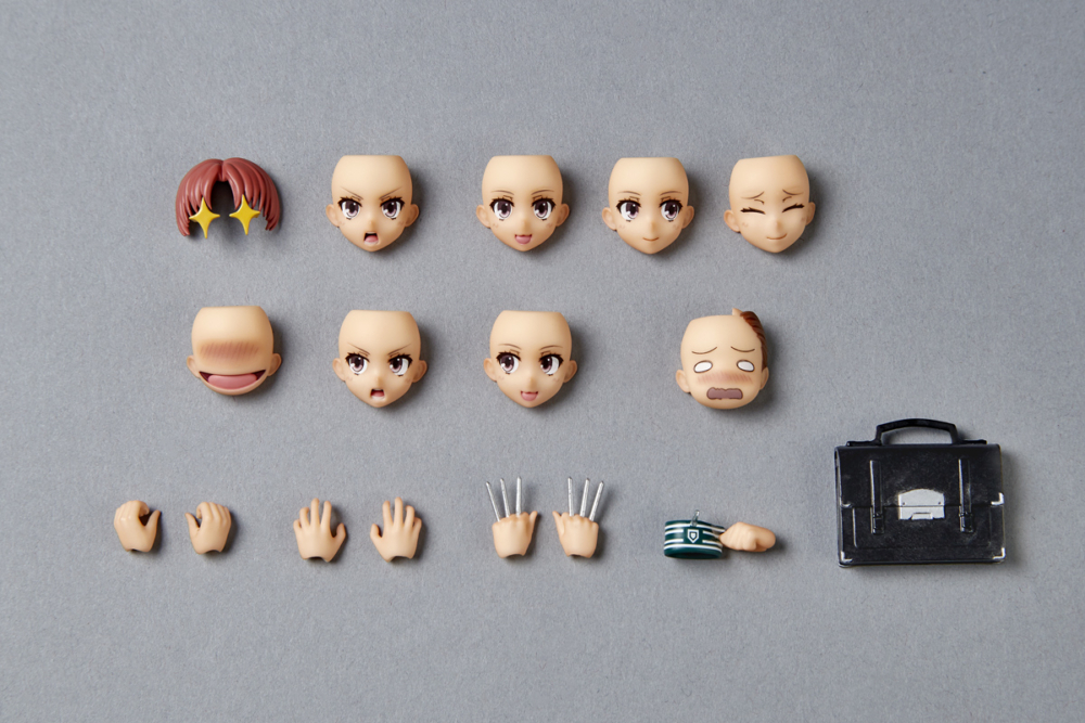 海洋堂『AMAZING YAMAGUCHI 白井黑子 冬服 Ver. 可動人偶』，超豐富臉部替換件重現各種搞笑表情！