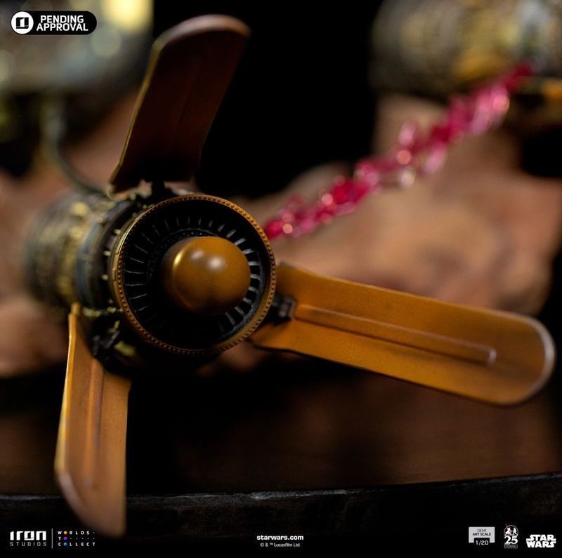 Iron Studios『星際大戰:安納金的飛梭賽艇』 Demi Art Scale 1/20 比例雕像,飛揚的塵土重現經典的飛梭賽艇大賽場景!