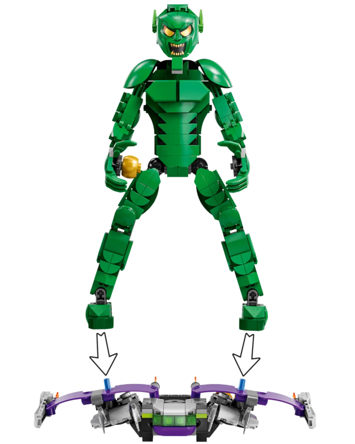 LEGO 76298「鋼鐵蜘蛛」、76284「綠惡魔」兩款磚拼人偶 4 月上市！