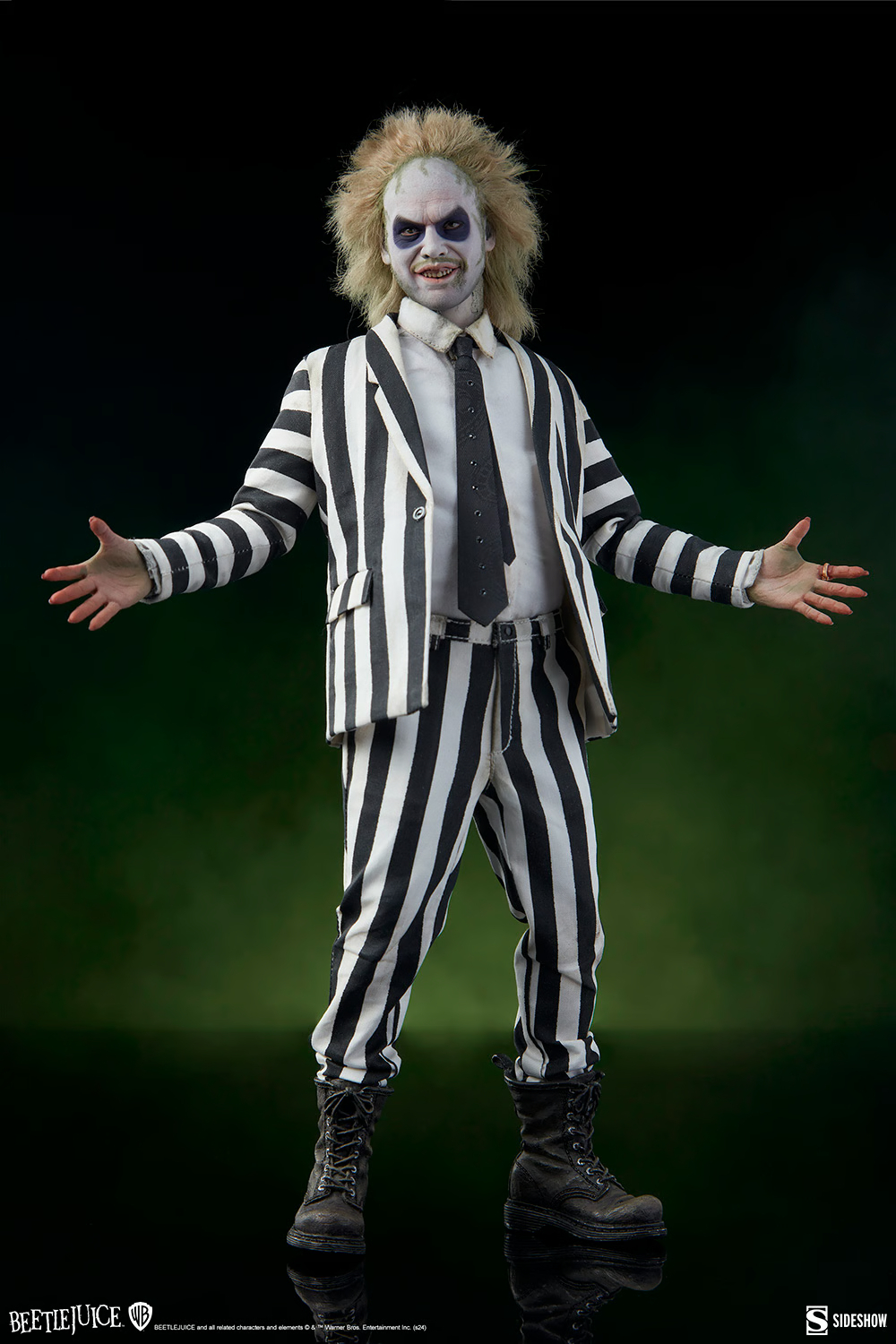 SIDESHOW「陰間大法師」（Beetlejuice）1/6 比例可動人偶 不修邊幅的怪誕氣息高度還原！