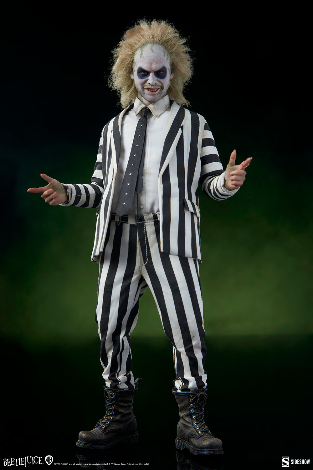 SIDESHOW「陰間大法師」（Beetlejuice）1/6 比例可動人偶 不修邊幅的怪誕氣息高度還原！