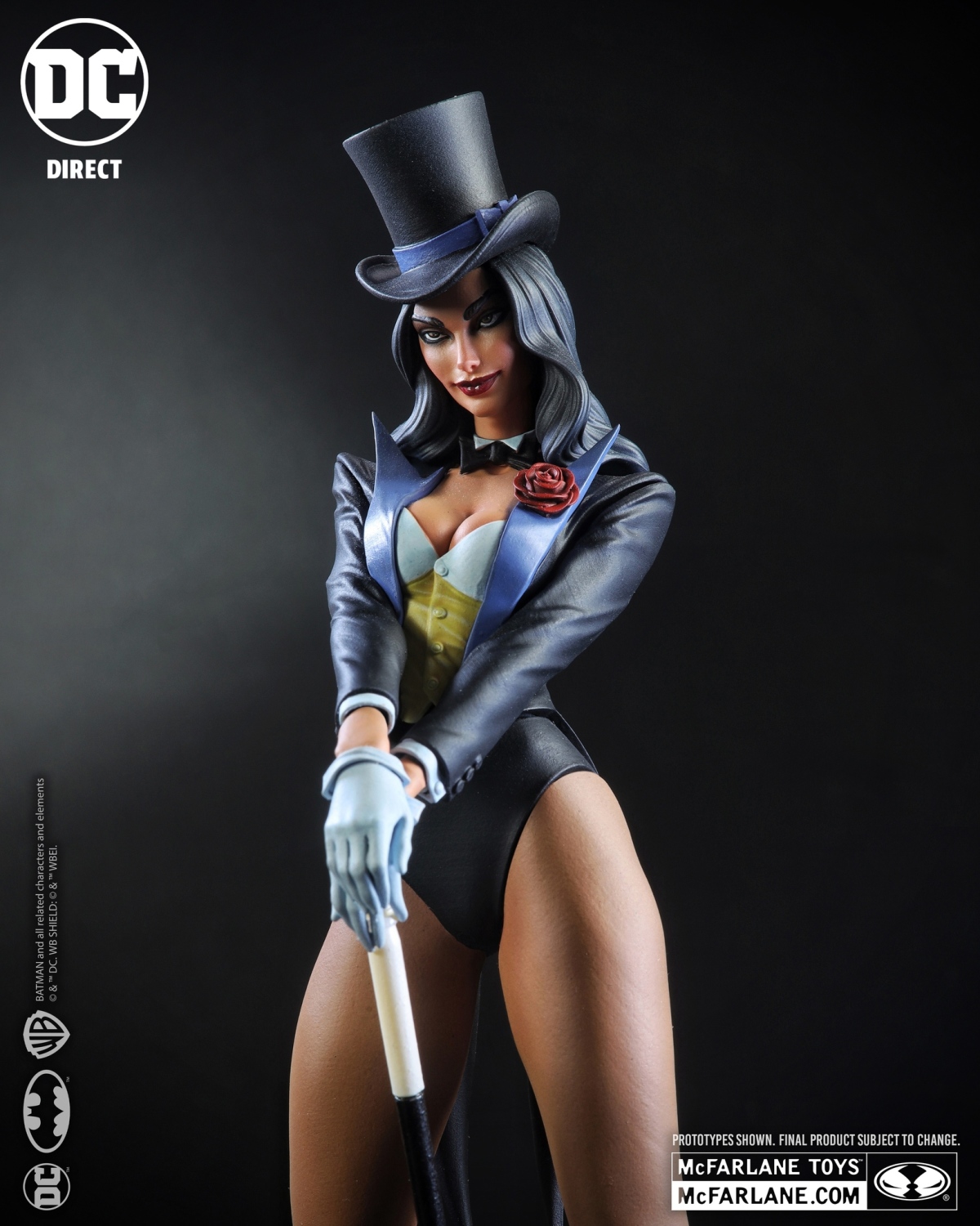 麥法蘭 DC Direct DC 封面女郎系列「扎坦娜 (Zatanna) by J. Scott Campbell」1/8 比例全身雕像
