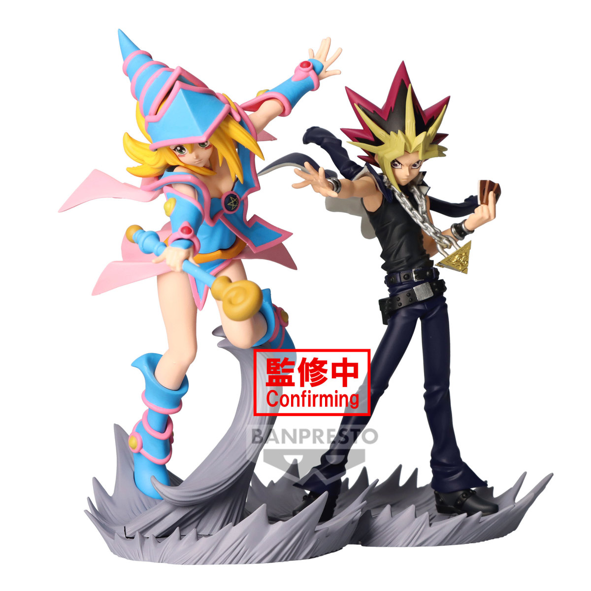 BANPRESTO《遊戲王—怪獸之決鬥》「戰光絕景-黑魔導女孩-」立體人形