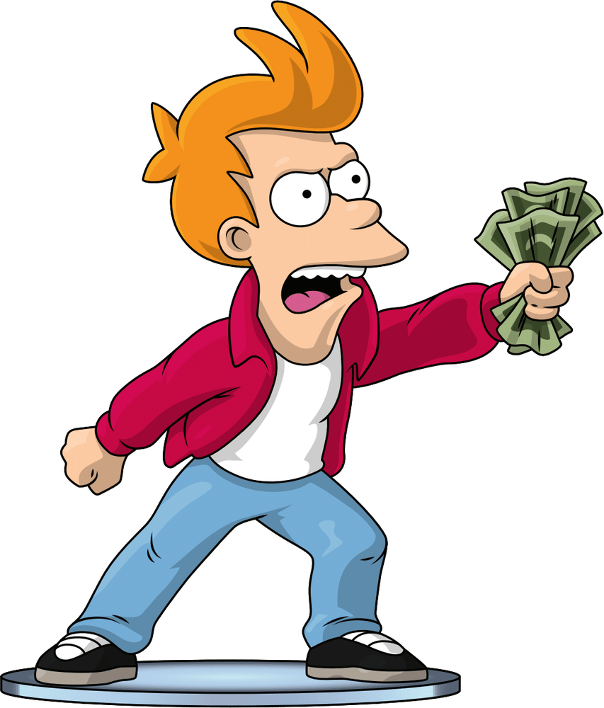 Youtooz《飛出個未來》（futurama）系列 5 吋軟膠玩具，shut Up And Take My Money 玩具人toy