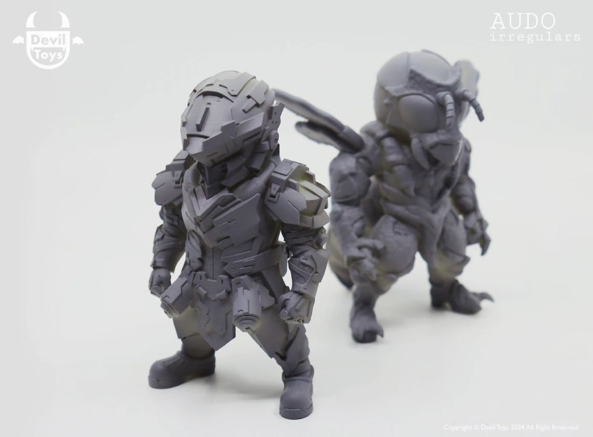 Devil Toys × AUDOirregulars 軟膠玩具系列「AUDO irregulars – Sofubi」開發中!