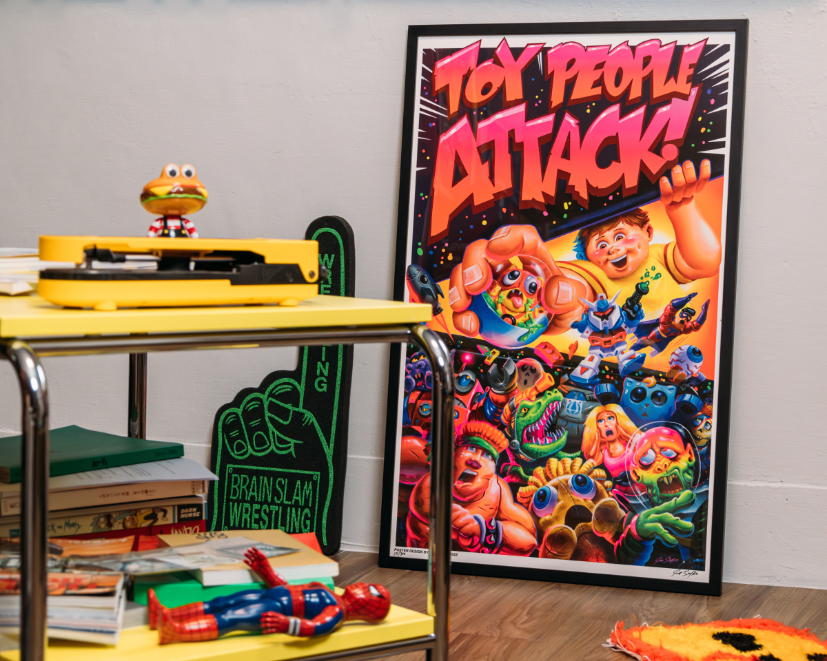 突破次元的傑作!Joe Simko × 玩具人“ TOY PEOPLE ATTACK ! ”親筆簽名海報抽選開始~ !