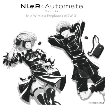 石川由依&花江夏樹語音收錄！ANIMA⨉ 《NieR:Automata Ver1.1a》真無線藍牙耳機
