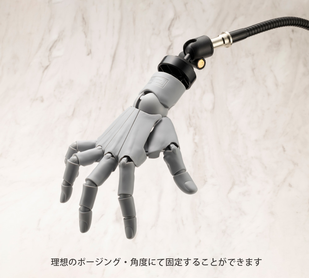 壽屋『ARTIST SUPPORT ITEM 手掌模型專用配件』簡易固定、調整理想的姿勢和角度
