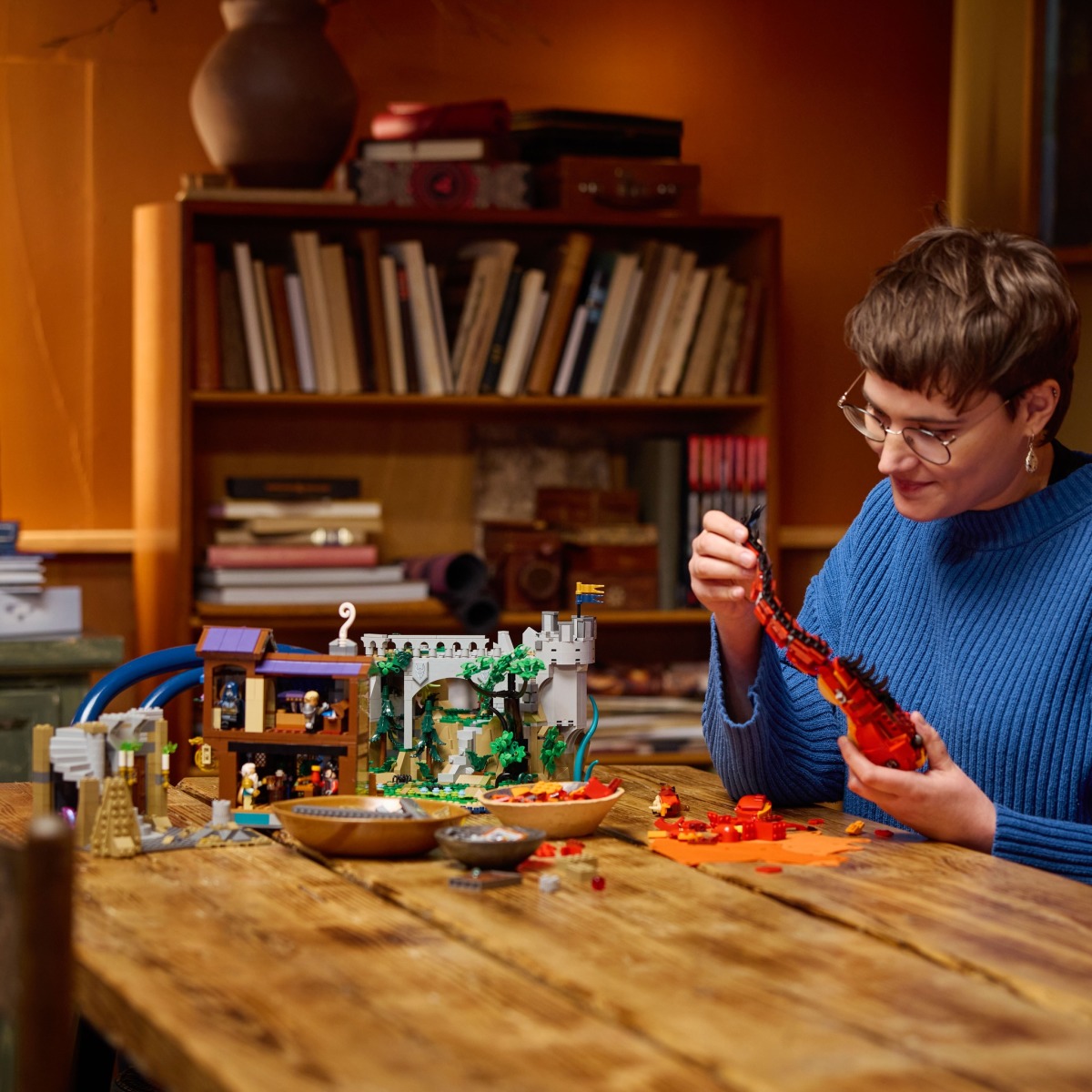 LEGO 21348 Ideas 系列「龍與地下城：紅龍傳奇」（Dungeons &amp; Dragons: Red Dragons Tale）