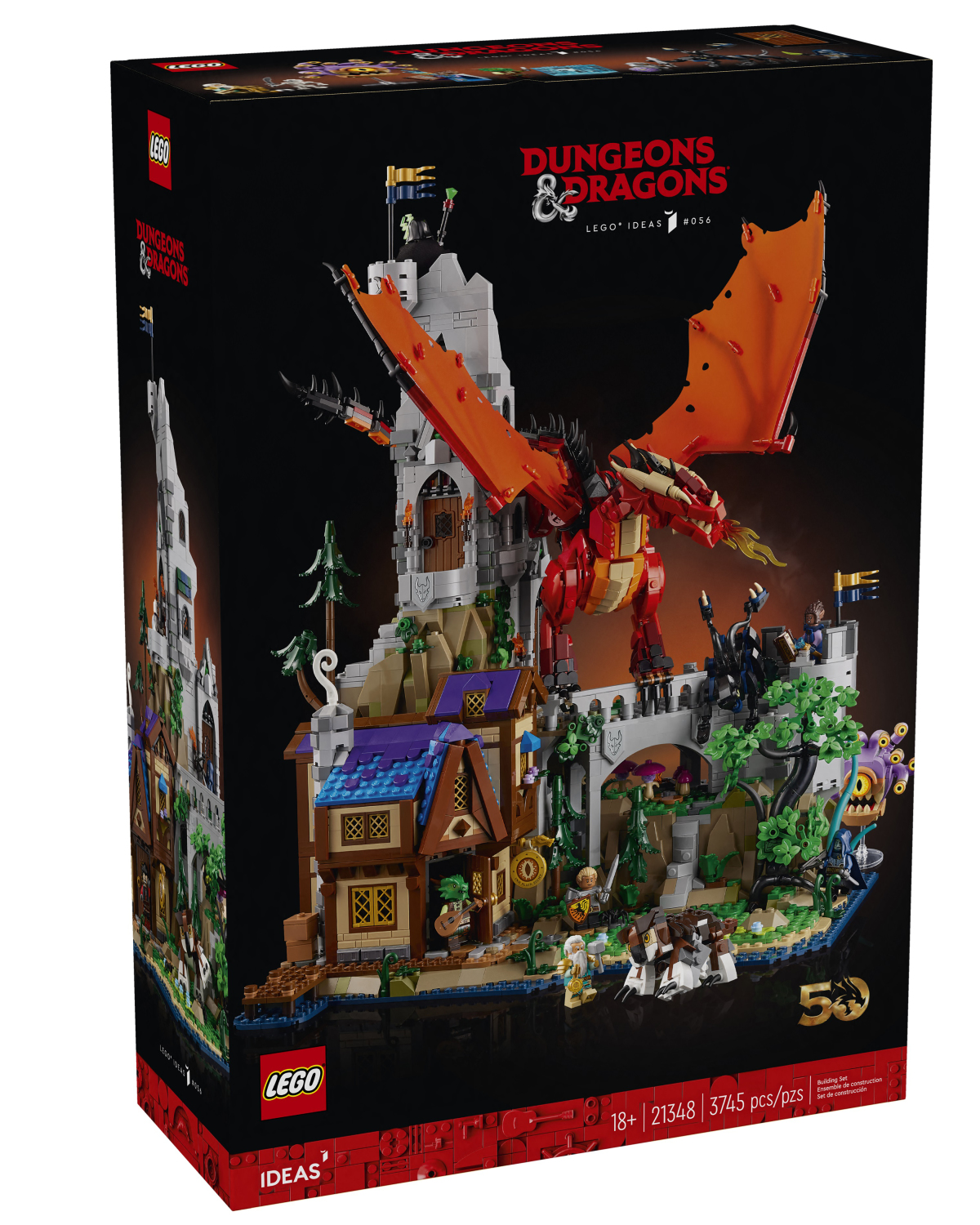 LEGO 21348 Ideas 系列「龍與地下城：紅龍傳奇」（Dungeons &amp; Dragons: Red Dragons Tale）