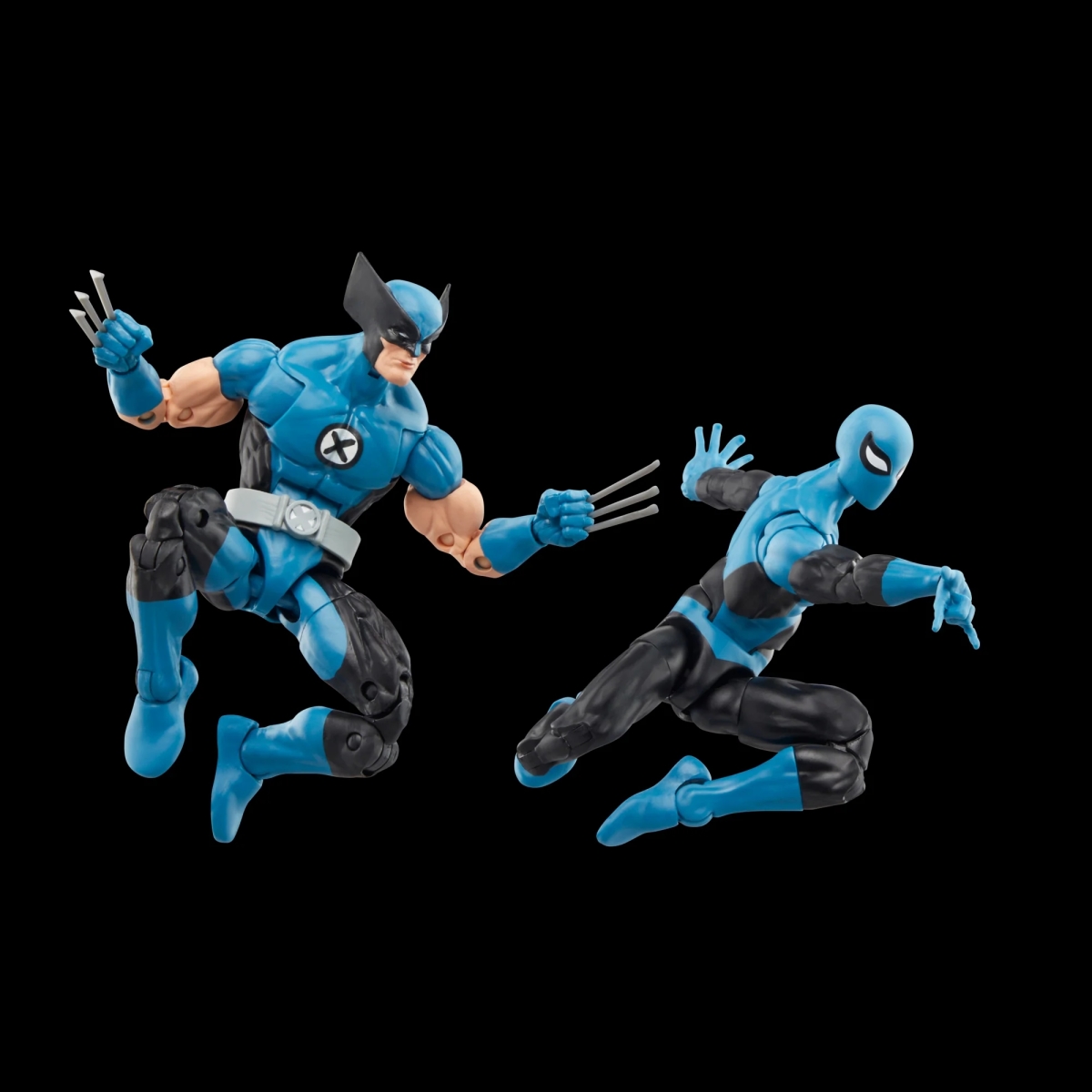 Hasbro 漫威傳奇「金鋼狼&蜘蛛人」(Wolverine and Spider-Man)可動人偶 擔任驚奇四超人一員時的服裝造型再現!