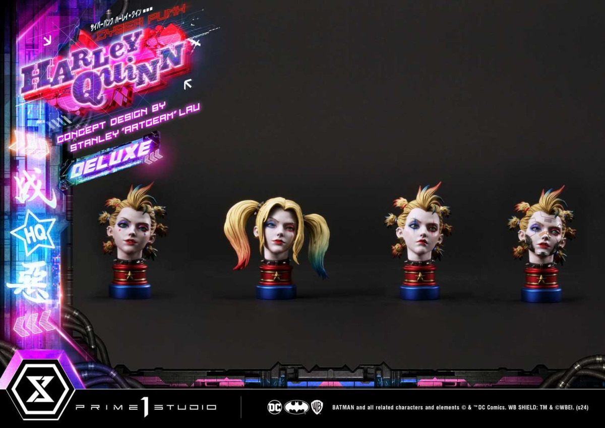 Prime 1 Studio DC「賽博龐克哈莉·奎茵 概念設計 by Stanley Artgerm Lau」1/4 比例全身雕像 普通版/DX特典版
