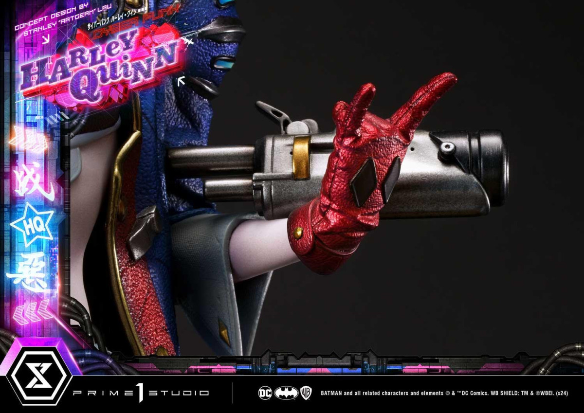 Prime 1 Studio DC「賽博龐克哈莉·奎茵 概念設計 by Stanley Artgerm Lau」1/4 比例全身雕像 普通版/DX特典版