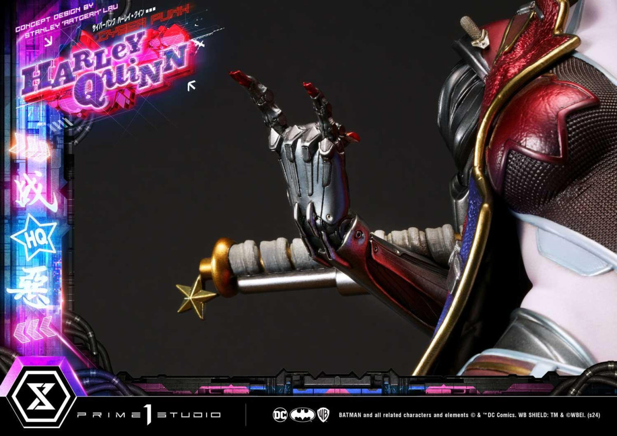 Prime 1 Studio DC「賽博龐克哈莉·奎茵 概念設計 by Stanley Artgerm Lau」1/4 比例全身雕像 普通版/DX特典版
