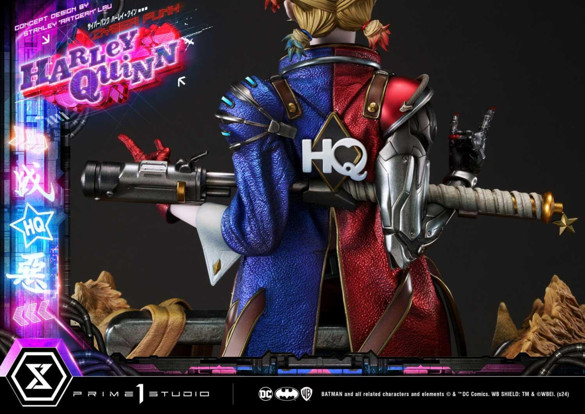 Prime 1 Studio DC「賽博龐克哈莉·奎茵 概念設計 by Stanley Artgerm Lau」1/4 比例全身雕像 普通版/DX特典版