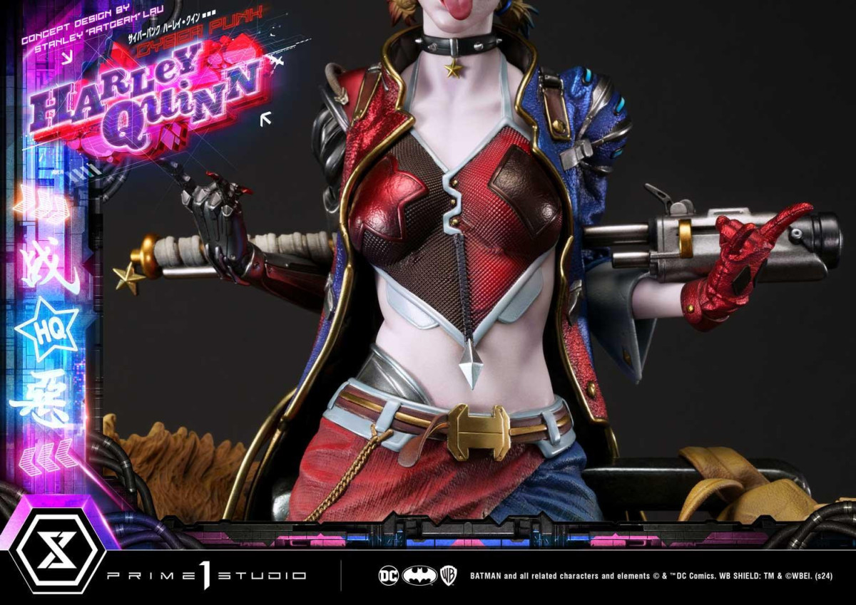 Prime 1 Studio DC「賽博龐克哈莉·奎茵 概念設計 by Stanley Artgerm Lau」1/4 比例全身雕像 普通版/DX特典版