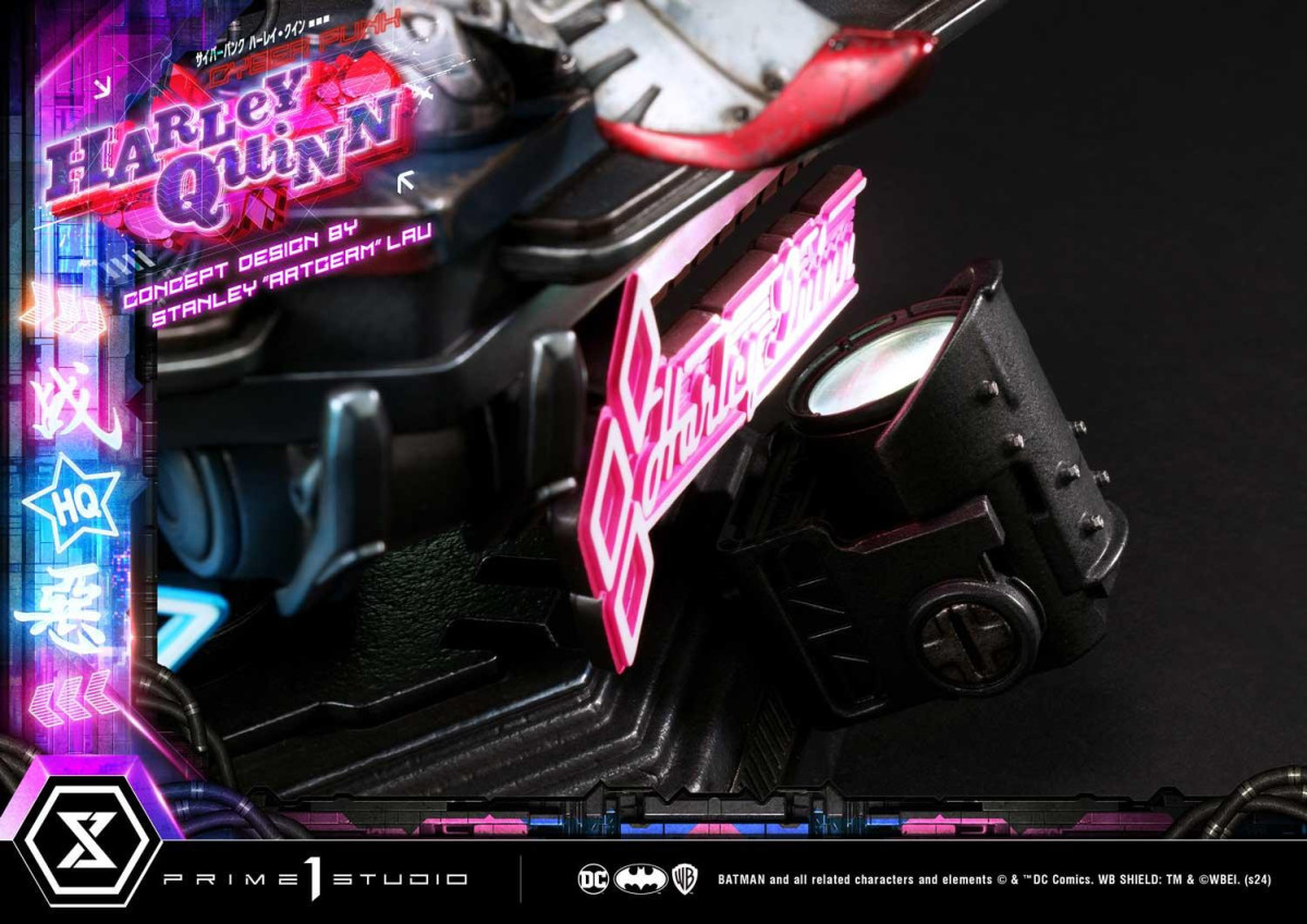 Prime 1 Studio DC「賽博龐克哈莉·奎茵 概念設計 by Stanley Artgerm Lau」1/4 比例全身雕像 普通版/DX特典版