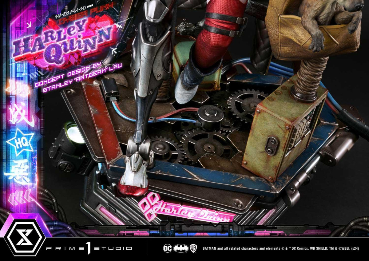 Prime 1 Studio DC「賽博龐克哈莉·奎茵 概念設計 by Stanley Artgerm Lau」1/4 比例全身雕像 普通版/DX特典版