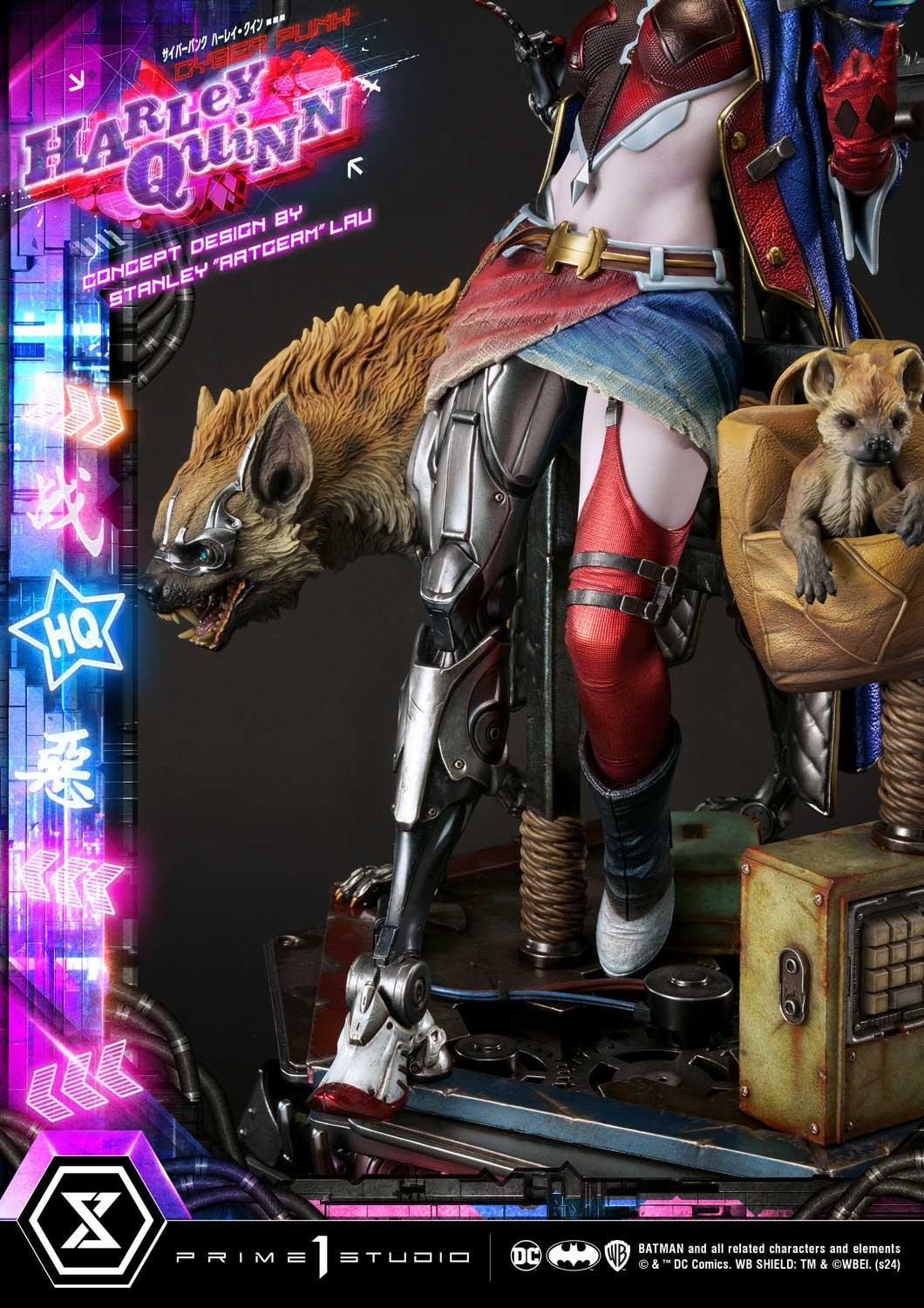 Prime 1 Studio DC「賽博龐克哈莉·奎茵 概念設計 by Stanley Artgerm Lau」1/4 比例全身雕像 普通版/DX特典版