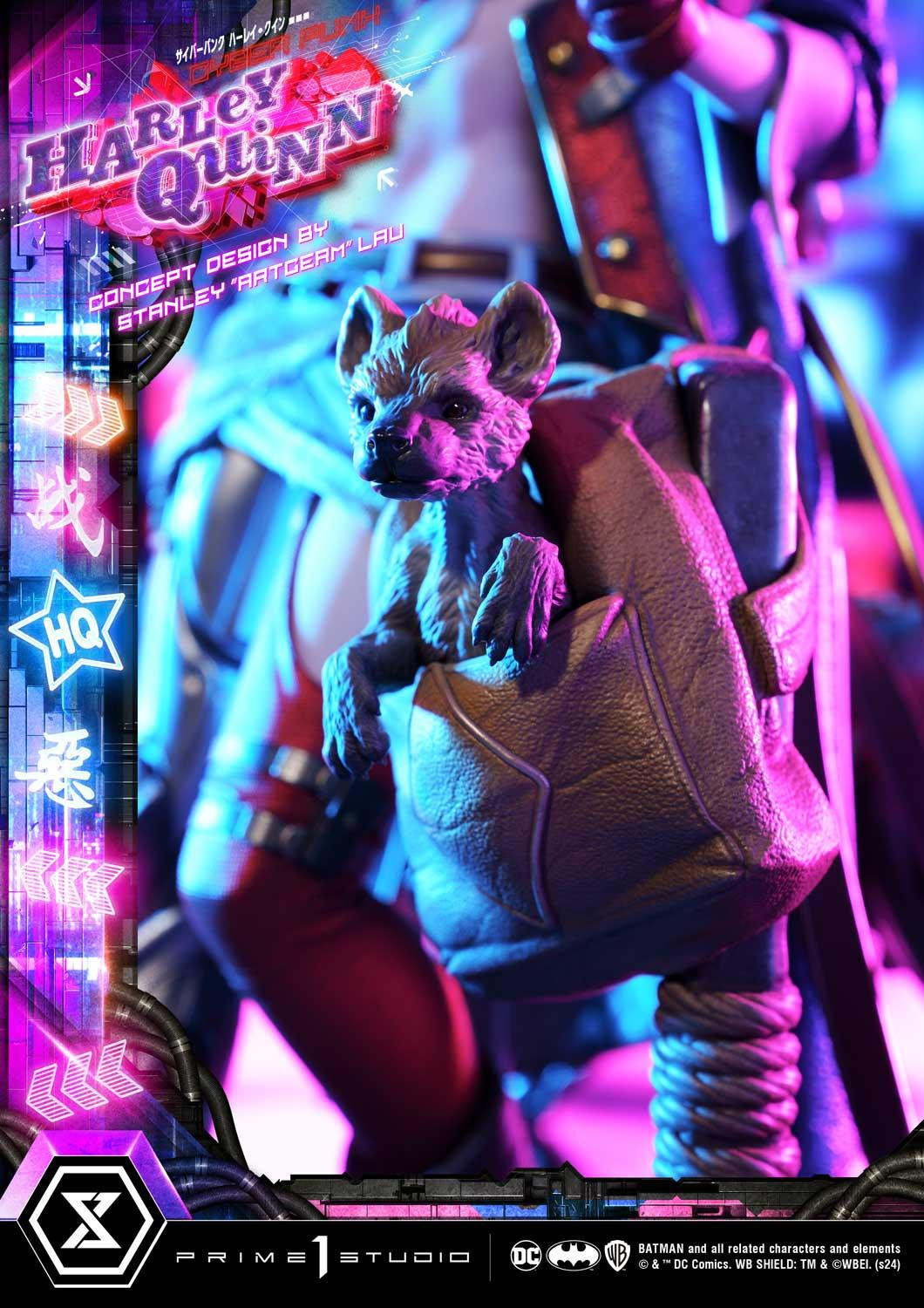 Prime 1 Studio DC「賽博龐克哈莉·奎茵 概念設計 by Stanley Artgerm Lau」1/4 比例全身雕像 普通版/DX特典版