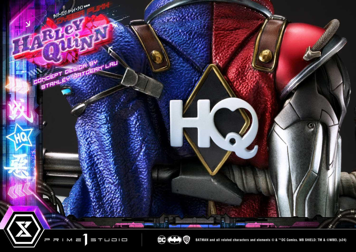 Prime 1 Studio DC「賽博龐克哈莉·奎茵 概念設計 by Stanley Artgerm Lau」1/4 比例全身雕像 普通版/DX特典版