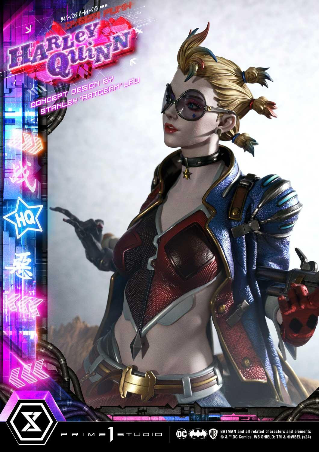 Prime 1 Studio DC「賽博龐克哈莉·奎茵 概念設計 by Stanley Artgerm Lau」1/4 比例全身雕像 普通版/DX特典版