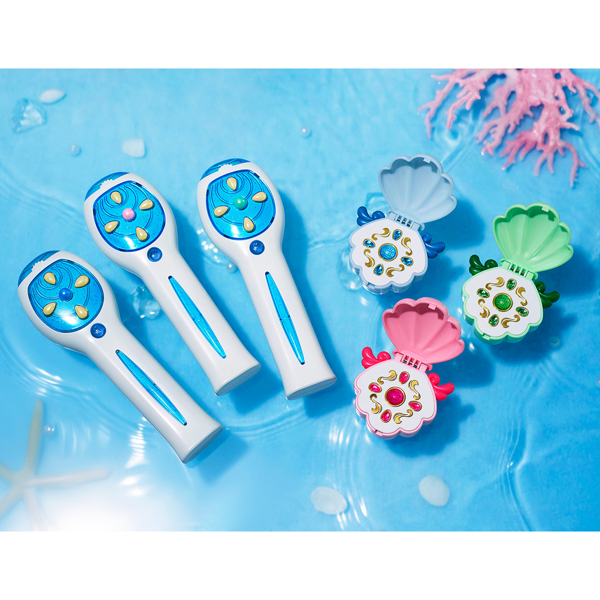 萬代 Special Memorize『真珠美人魚 E-Pitch 麥克風』閃亮耀眼的愛之雨,要不要來首安可曲!