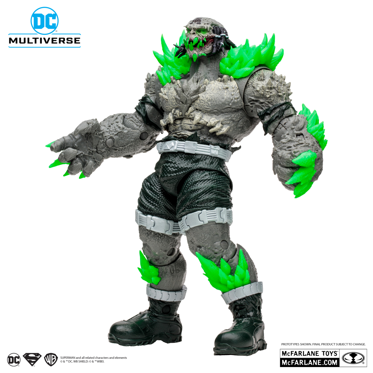 麥法蘭 DC Multiverse『《超人／蝙蝠俠》 氪星石毀滅日』可動人偶，長滿氪星石的超人剋星襲來！