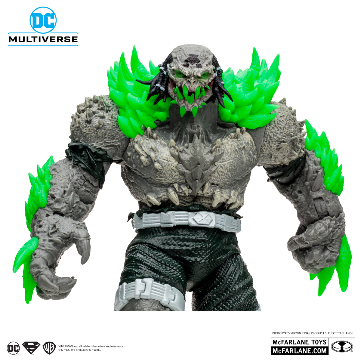 麥法蘭 DC Multiverse『《超人／蝙蝠俠》 氪星石毀滅日』可動人偶，長滿氪星石的超人剋星襲來！