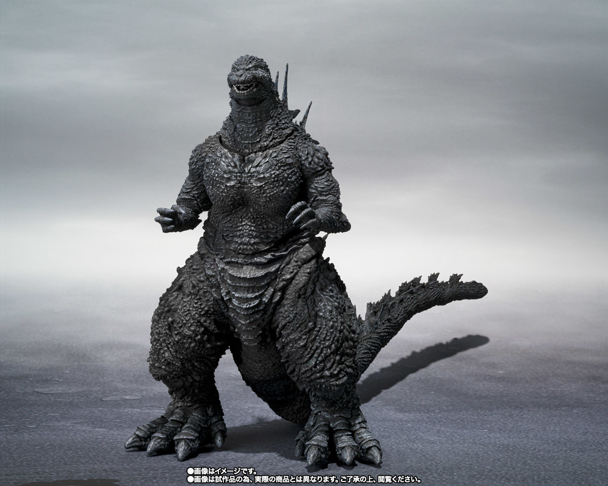 S.H.MonsterArts『哥吉拉(2023) 減色Ver.』酒井裕司親自調整、再現《哥吉拉-1.0/C》黑白配色!