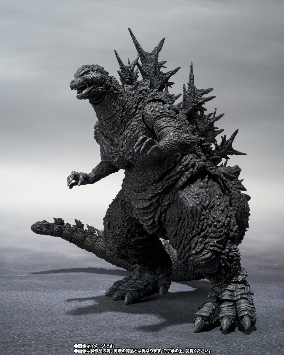 S.H.MonsterArts『哥吉拉(2023) 減色Ver.』酒井裕司親自調整、再現《哥吉拉-1.0/C》黑白配色!