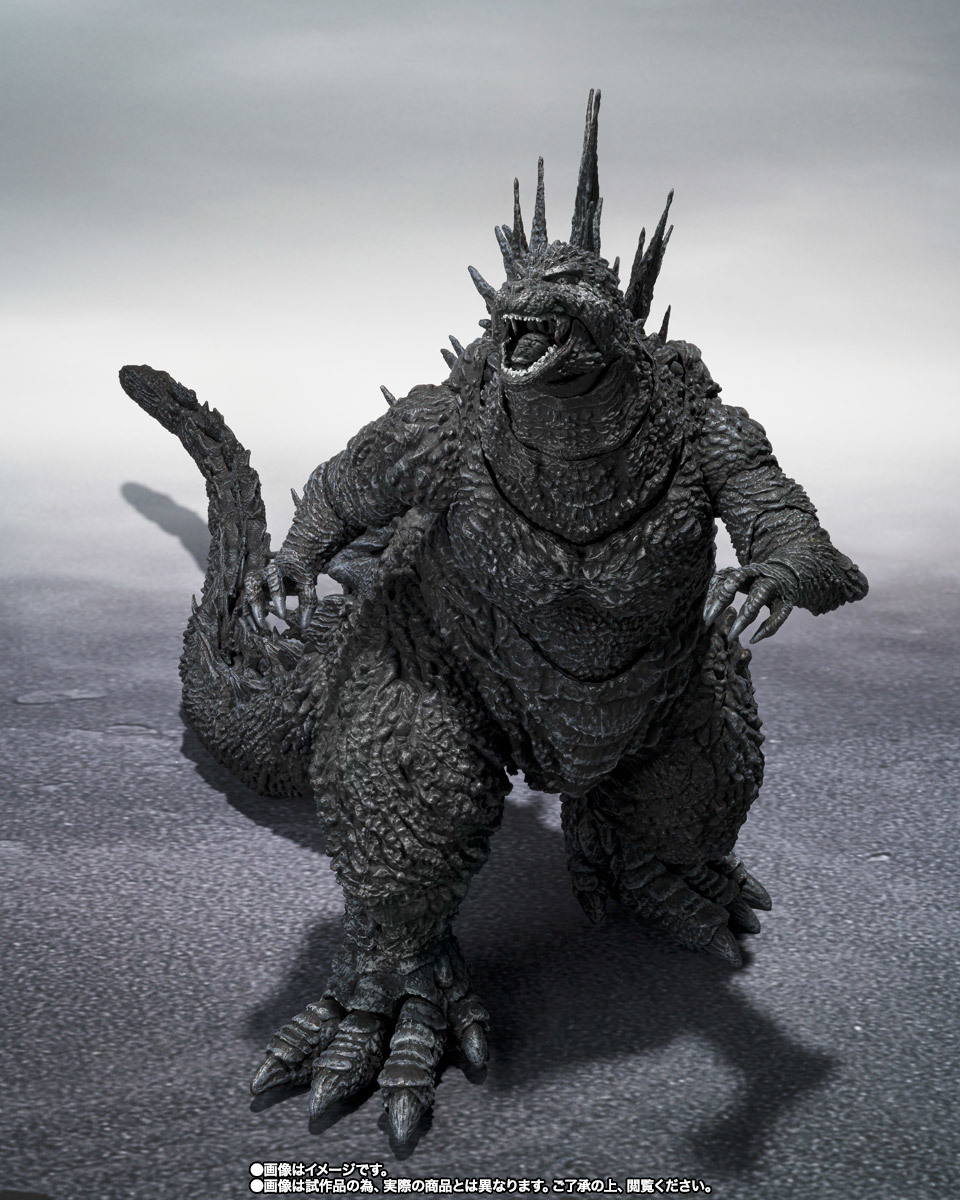 S.H.MonsterArts『哥吉拉(2023) 減色Ver.』酒井裕司親自調整、再現《哥吉拉-1.0/C》黑白配色!