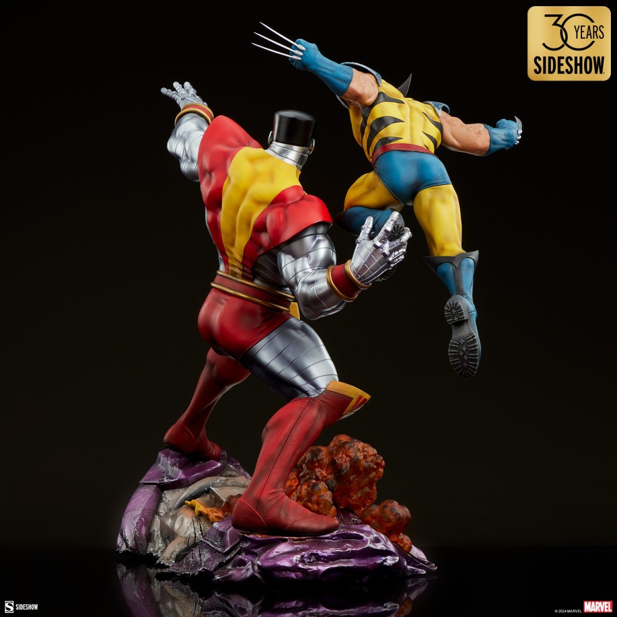 SIDESHOW COLLECTIBLES 『快球專車:鋼人與金鋼狼』收藏雕像,精緻雕刻再現經典合體招式!