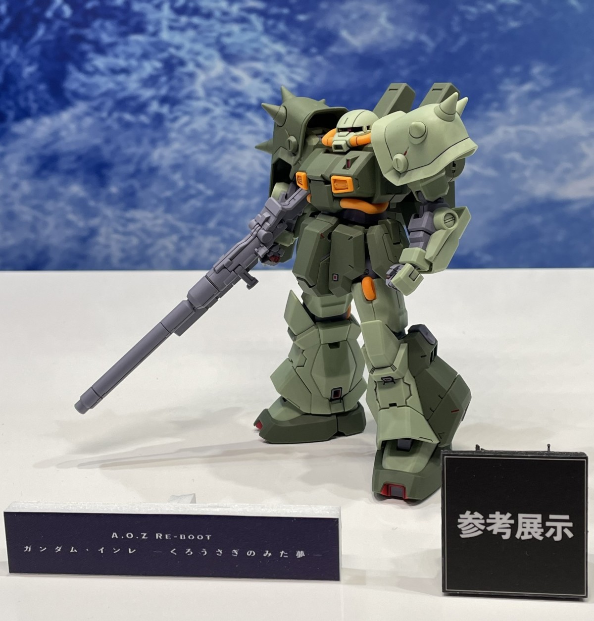 鋼普拉『HG 1/144 高性能薩克特裝型』試作品公開  再現《A.O.Z RE-BOOT》版藤岡建機設計的帥氣造型！