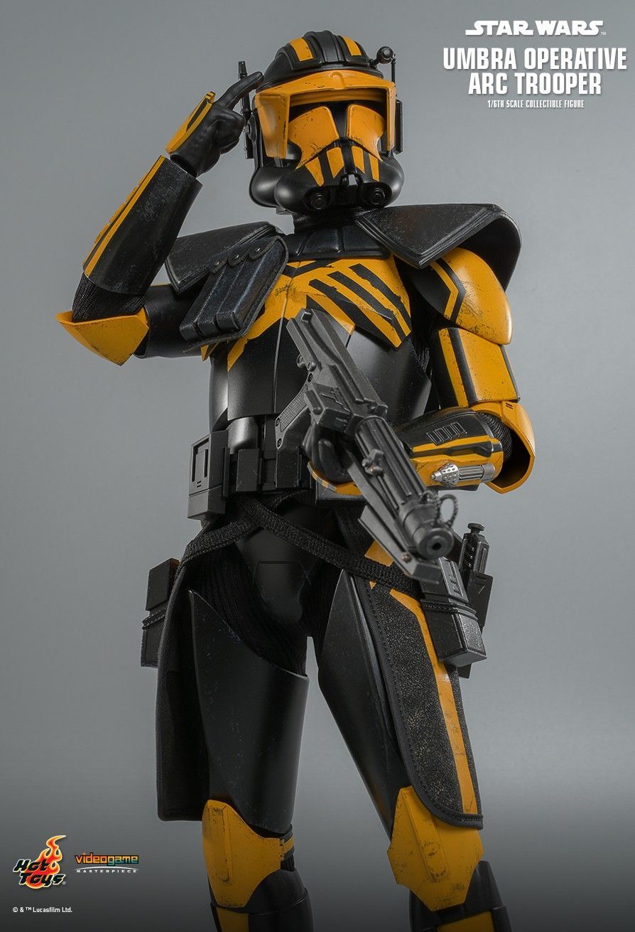 HOT TOYS 限定『《星際大戰：戰場前線II》影子特工先進突擊偵察兵』1/6 比例收藏級人偶，稀有黃黑配色造型強勢登場！