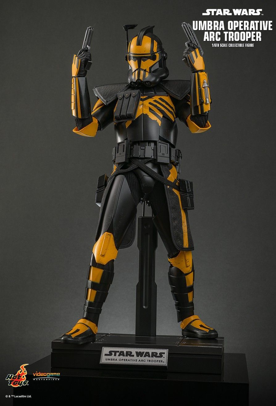 HOT TOYS 限定『《星際大戰：戰場前線II》影子特工先進突擊偵察兵』1/6 比例收藏級人偶，稀有黃黑配色造型強勢登場！