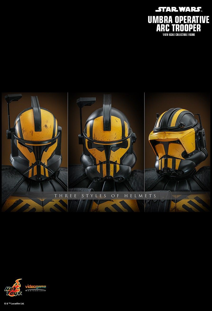 HOT TOYS 限定『《星際大戰：戰場前線II》影子特工先進突擊偵察兵』1/6 比例收藏級人偶，稀有黃黑配色造型強勢登場！