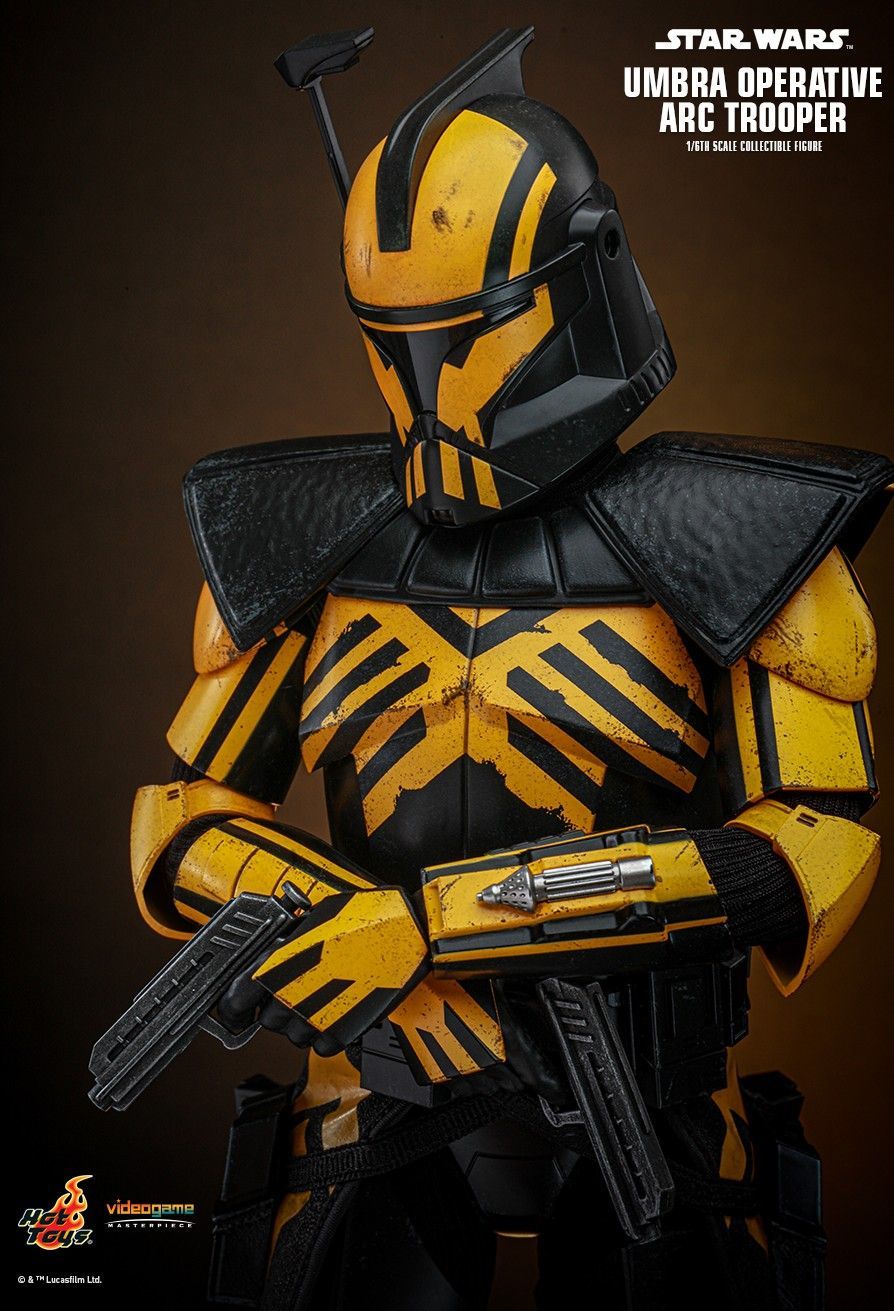 HOT TOYS 限定『《星際大戰：戰場前線II》影子特工先進突擊偵察兵』1/6 比例收藏級人偶，稀有黃黑配色造型強勢登場！