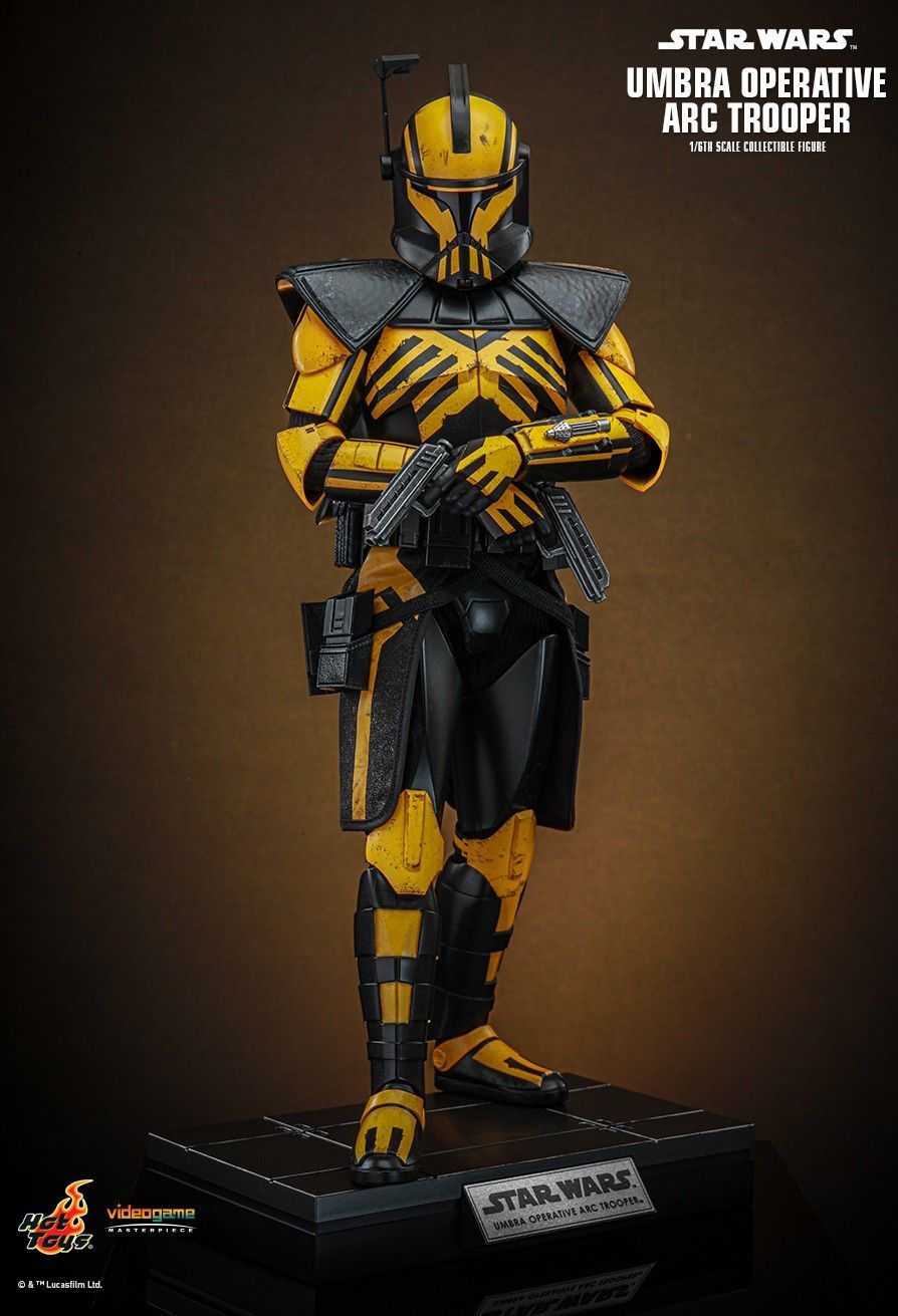 HOT TOYS 限定『《星際大戰：戰場前線II》影子特工先進突擊偵察兵』1/6 比例收藏級人偶，稀有黃黑配色造型強勢登場！