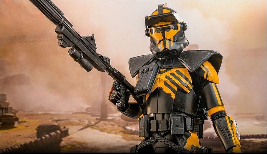 HOT TOYS 限定『《星際大戰：戰場前線II》影子特工先進突擊偵察兵』1/6 比例收藏級人偶，稀有黃黑配色造型強勢登場！