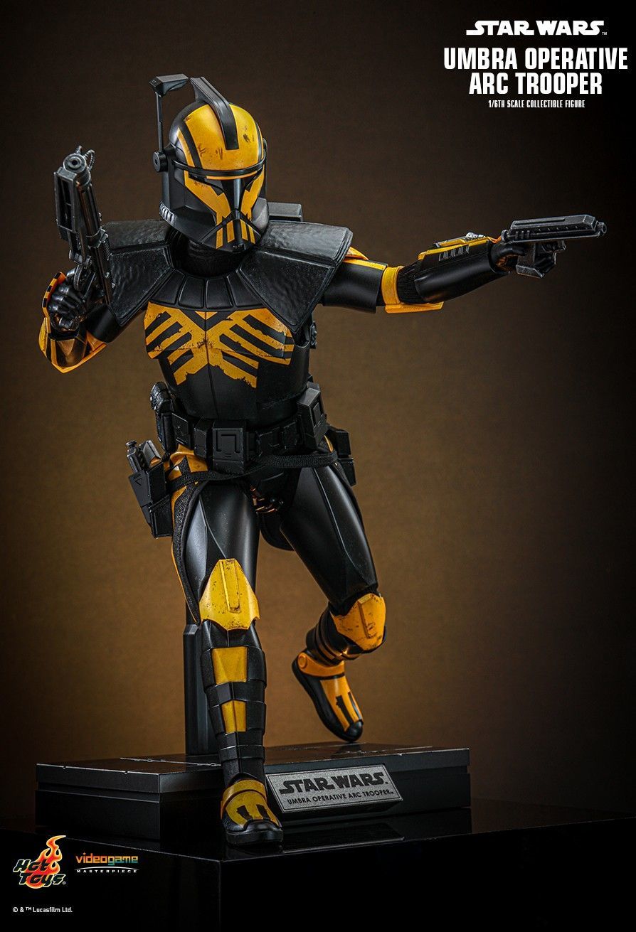 HOT TOYS 限定『《星際大戰：戰場前線II》影子特工先進突擊偵察兵』1/6 比例收藏級人偶，稀有黃黑配色造型強勢登場！