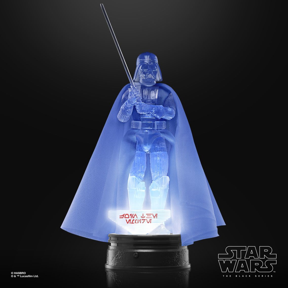 孩之寶 黑標系列『星際大戰 全息投影 達斯·維達/達斯·魔』6 吋可動人偶,還原與西斯大帝通話特效!
