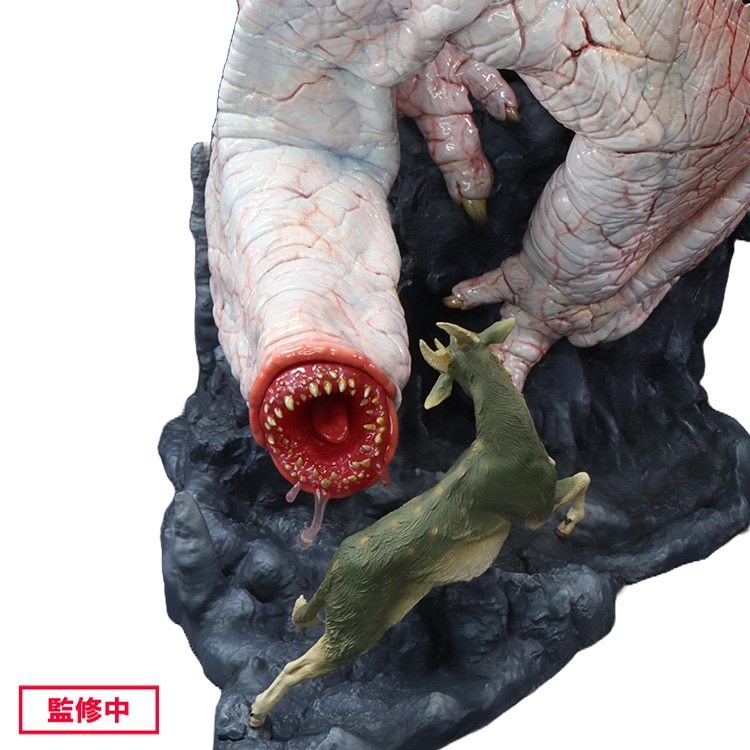 魔物獵人『CFB Creator's Model 奇怪龍 夫魯夫魯』怪誕大口攻擊獵物的場景立體化！