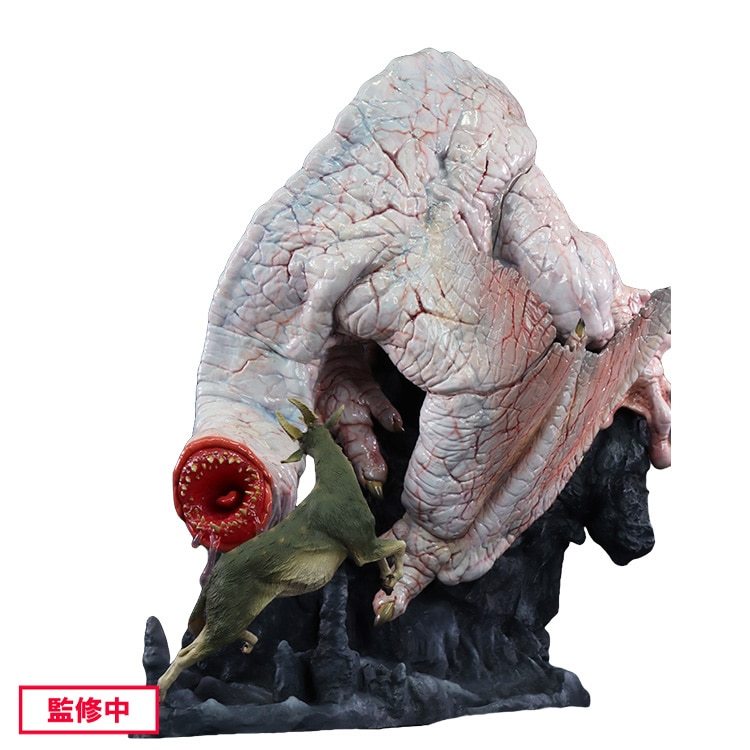 魔物獵人『CFB Creator's Model 奇怪龍 夫魯夫魯』怪誕大口攻擊獵物的場景立體化！