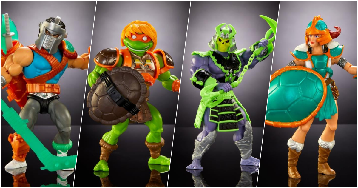 Mattel『太空超人 x 忍者龜 起源 葛雷堡的神龜』系列第三、四波，兩大經典 IP 的夢幻連動最新力作釋出！
