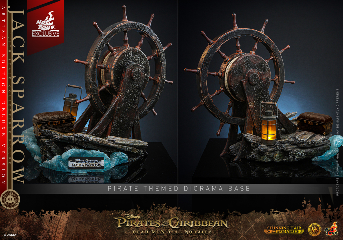 Hot Toys DX ARTISAN EDITION《加勒比海盜-神鬼奇航:死無對證》傑克·史派羅(Jack Sparrow)1/6 比例收藏級人偶