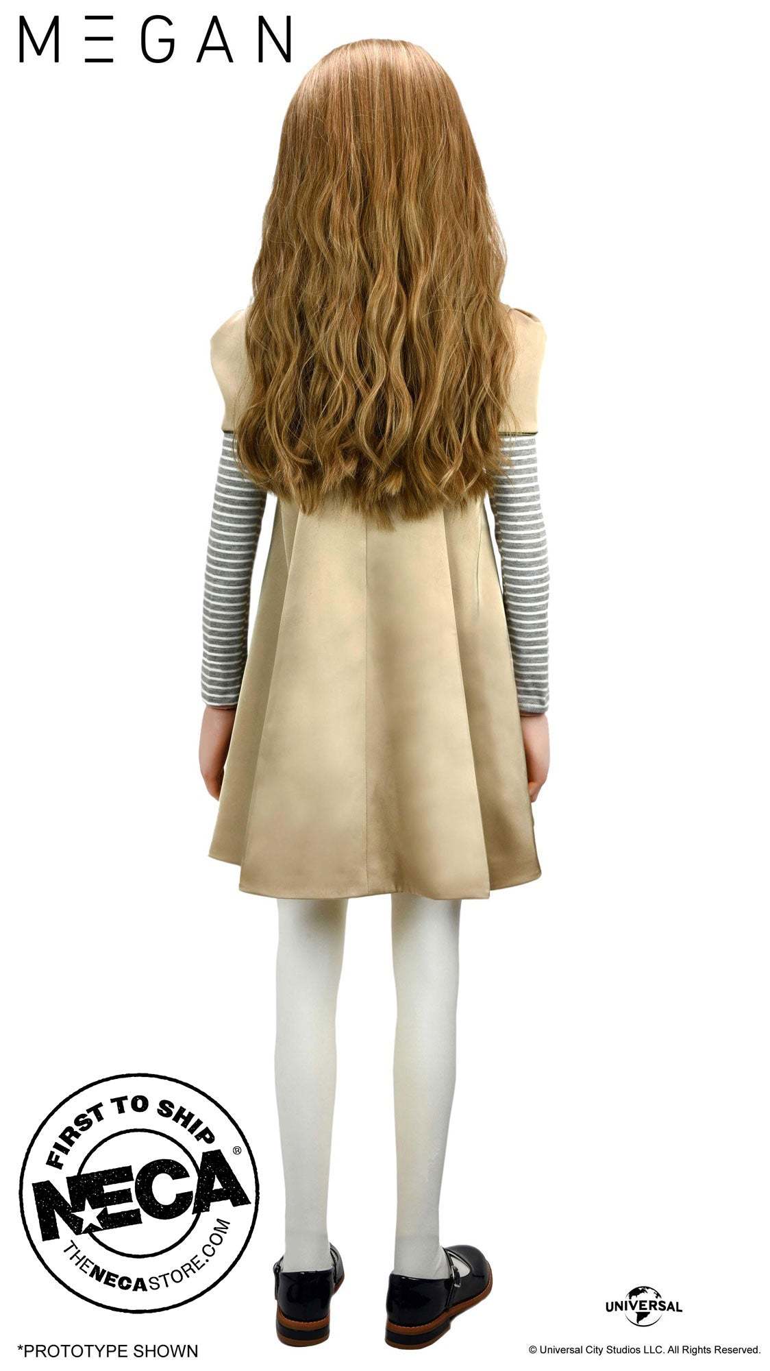 NECA 『窒友梅根(M3GAN)』1:1 比例複製品,完整再現電影中的恐怖人工智慧人偶!