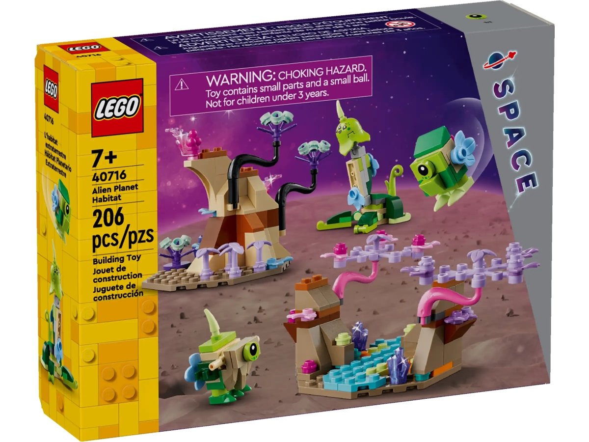 LEGO 40715「外星人組合包」、40716「外星棲息地」將於 5 月 1 日發售!